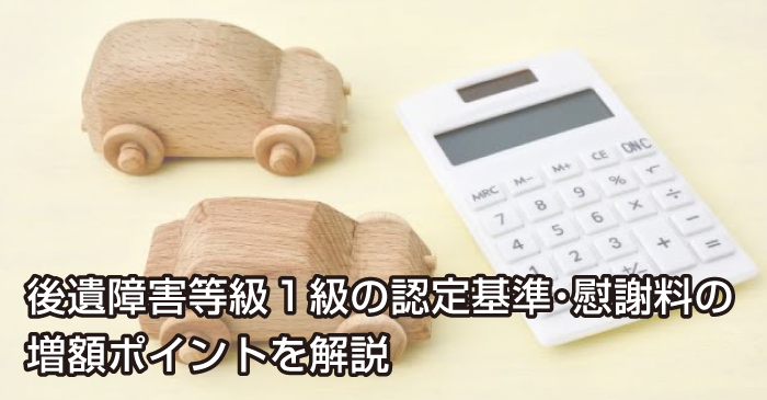 後遺障害等級1級の認定基準・慰謝料の増額ポイントを解説