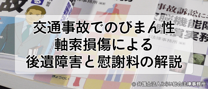 びまん性軸索損傷による後遺障害