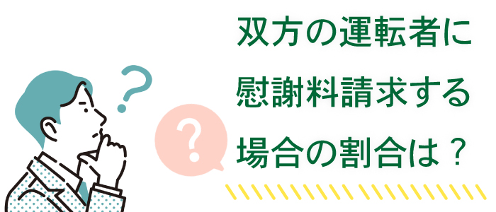 慰謝料請求する場合の割合