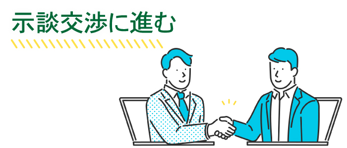 示談交渉に進む