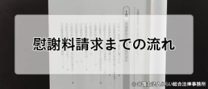 交通事故の怪我示談のチャート